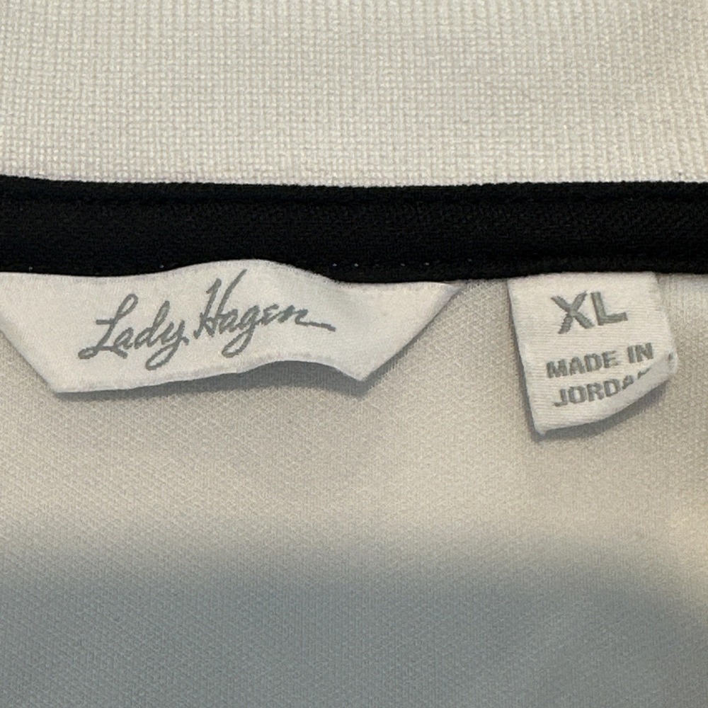 Lady Hagen Women's Sleeveless Golf Polo XL clean white - Picture 4 of 8